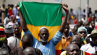 In Bamako, Malians celebrate capture of rebel stronghold by army